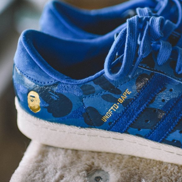 adidas Other - ADIDAS SUPERSTAR 80s x UNDFTD x BAPE (Blue Camo)
